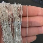 Corrente veneziana diamantada PRATA 925