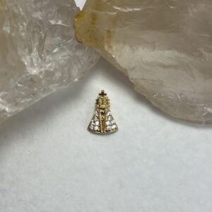 Pingente nossa senhora aparecida dourada
