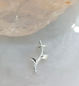 Implante tulipa para 1 dente de leite flower prateado (Amor de Maria)