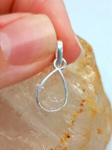 Moldura Gota M prata 925