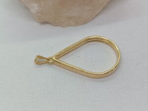 Moldura gota vazado G (dourado)