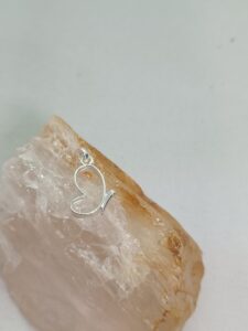 Moldura Borboleta M prata 925