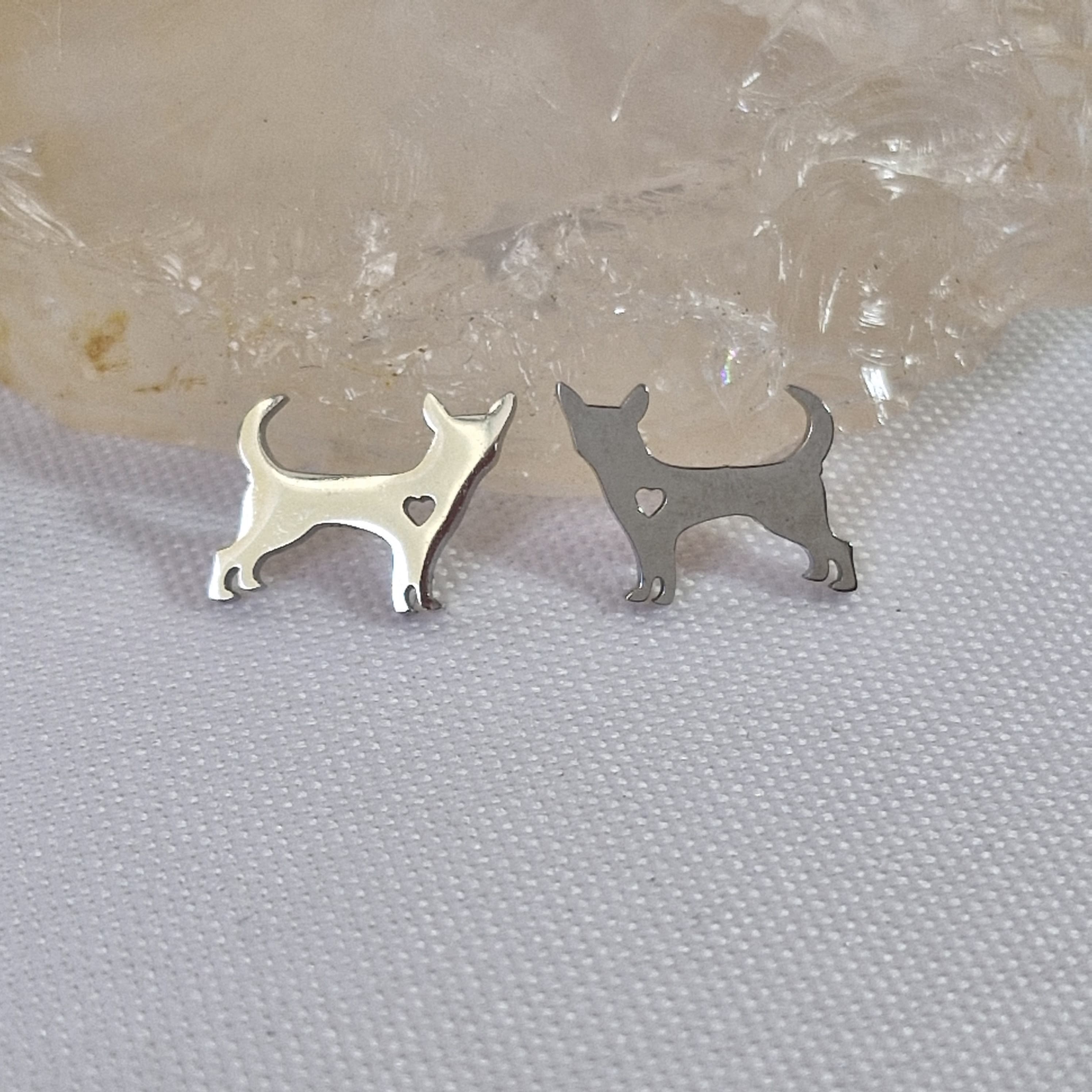 Implante chihuahua prateado 1
