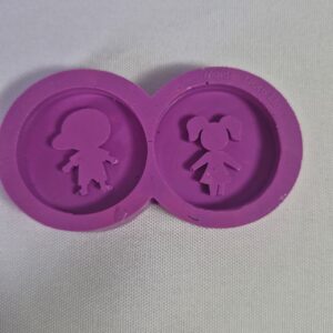 Molde círculo menino/menina - BAZAR