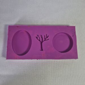 Molde oval, círculo e árvore - BAZAR