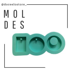 Molde triplo formas geométricas