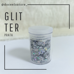 Glitter PRATA HOLOGRÁFICO