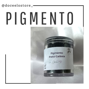 Pigmento Preto galáxia em pó Doce Elo