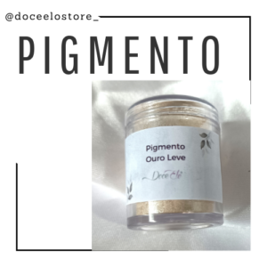 Pigmento Ouro leve em pó Doce Elo