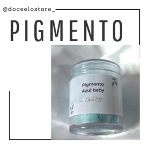 Pigmento Azul baby em pó Doce Elo