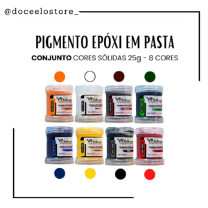 Kit pigmentos linha sólidos 25g cada