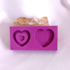 Molde coração borda infinita