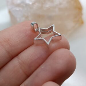 Mini moldura Estrela prata 925