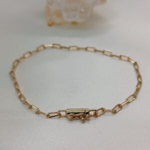 Pulseira masculina cartier grossa 30 cm (dourada)