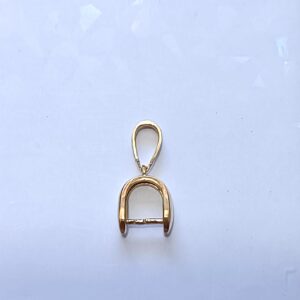 Base para pingente jacaré M em Ouro 18k - VALOR SOB CONSULTA