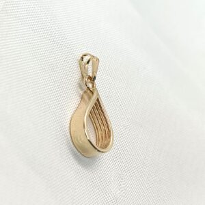 Moldura mini gota P vazada (dourado)