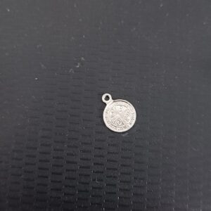 Mini medalha São Bento prateada