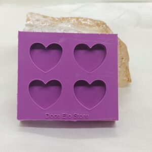 Molde mini coração mãe