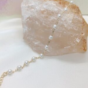 Pulseira pérolas 18cm (ajustável)