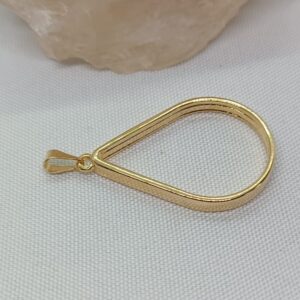 Moldura gota vazado G (dourado)