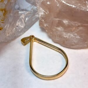Moldura gota vazado G (dourado)