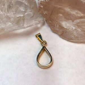 Moldura mini gota P vazada (dourado)