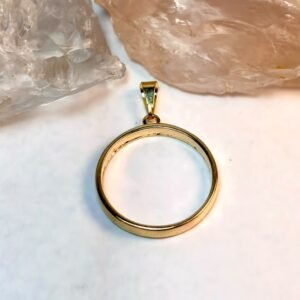 Moldura circulo vazado M (dourado)