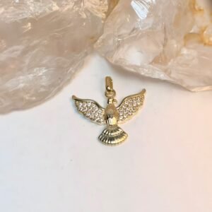 Pingente Divino Espírito Santo dourado