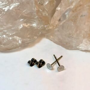 Base para brinco de pino aço inox